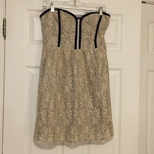 Strapless summer dress